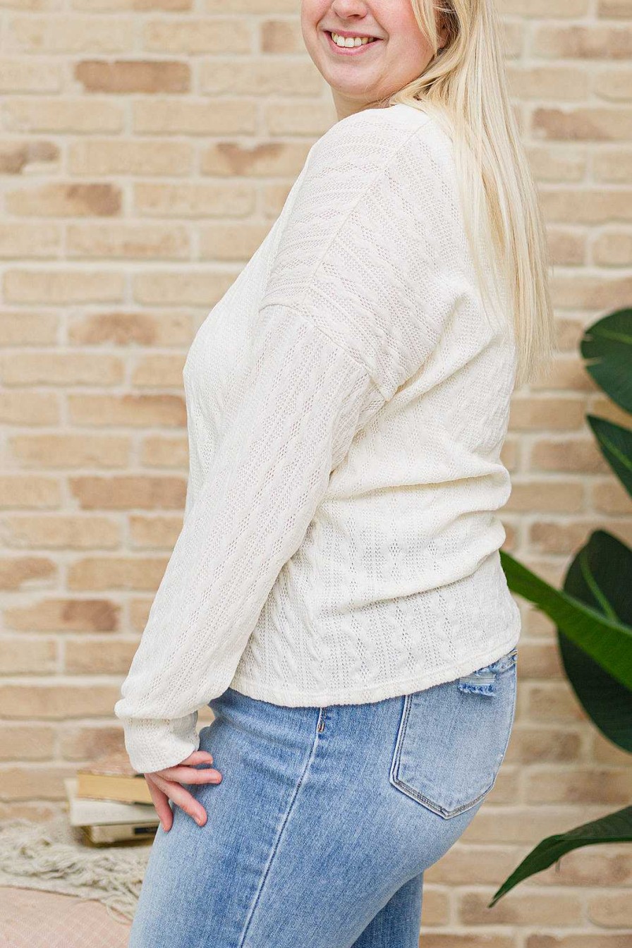 Clothing Ave Shops Sweaters | Keep Me Here Knit Sweater In Cream