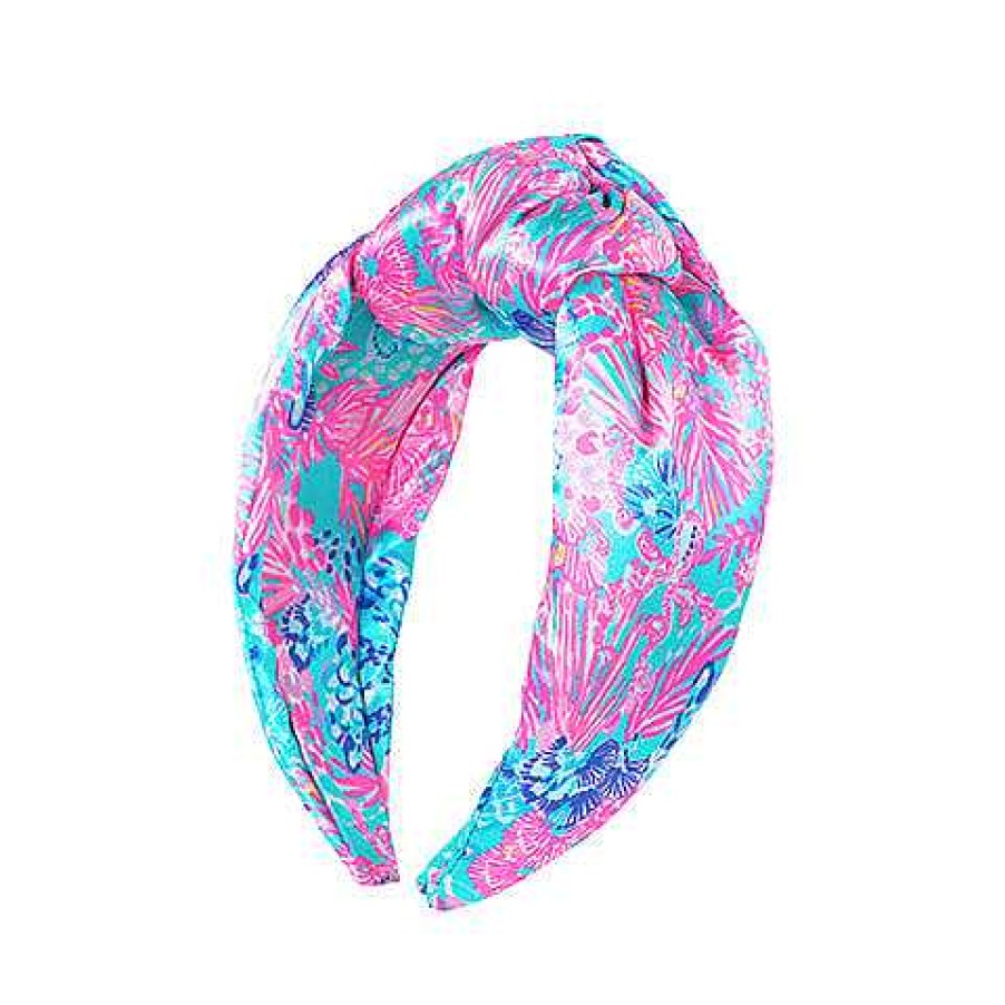 Accessories Lifeguard Press Hair Ties & Clips | Knotted Headband By Lilly Pulitzer - Splendor In The Sand