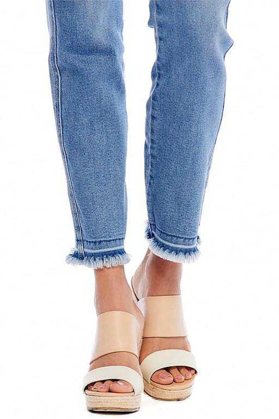 Clothing Mud Pie Denim | Blue Opal Straight Leg Jeans By Mud Pie