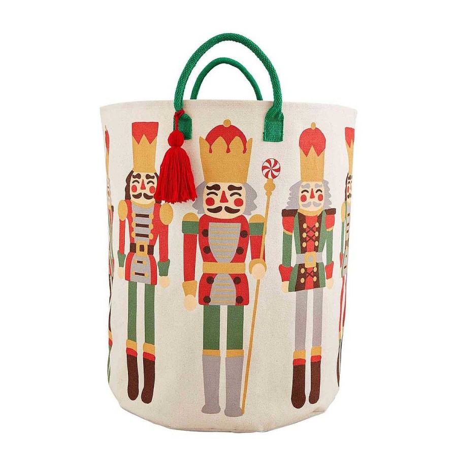 Accessories Mud Pie Tote Bags | Nutcracker Gift Tote By Mud Pie