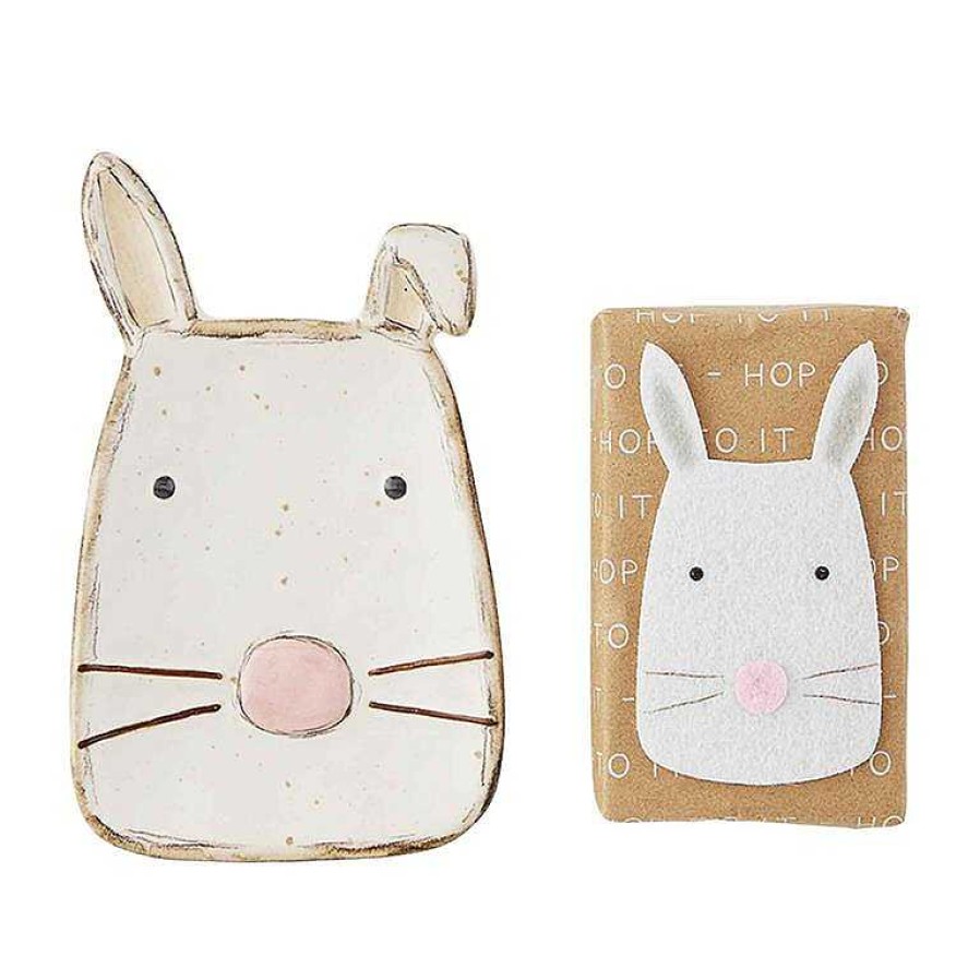 Home Decor Mud Pie | Bunny Dish Soap Sets By Mud Pie