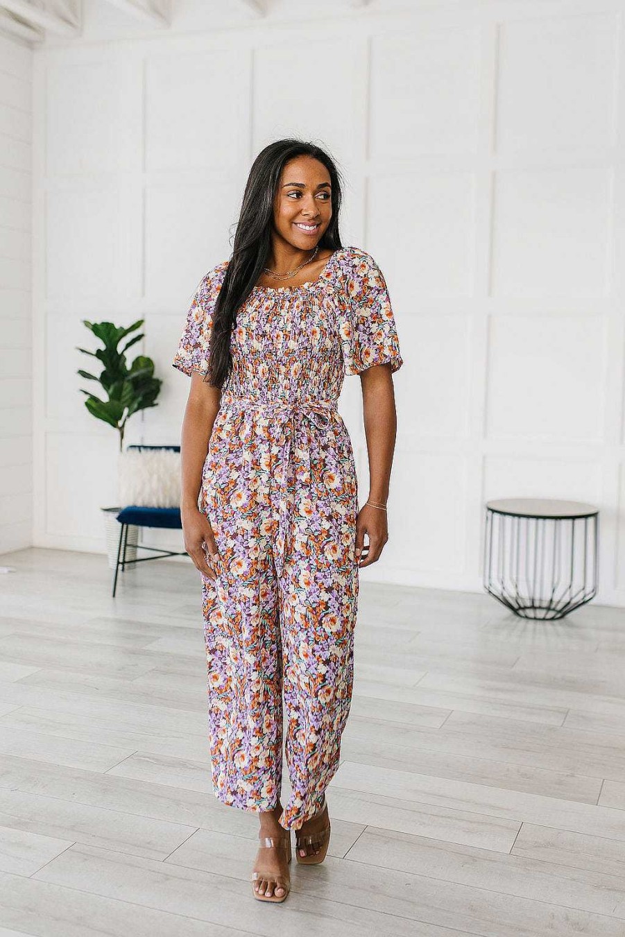 Clothing Ave Shops Rompers & Jumpsuits | Better Than Fine Floral Jumpsuit