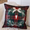 Home Decor LHFourth | Holiday Wreath Pillow Cover (Ships In 1-2 Weeks)