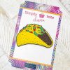 Accessories Simply Southern Tote Bags | Taco Tote Bag Charm By Simply Southern