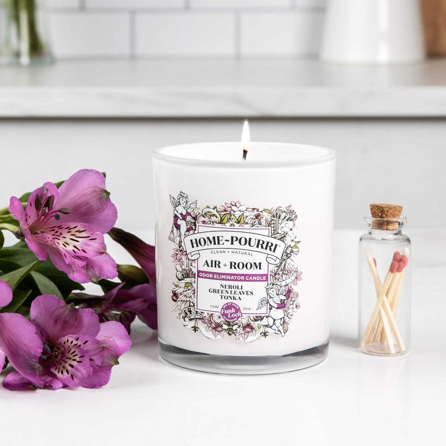 Home Decor Poopourri | Nerolie Green Leaves Tonka Candle By Poo-Pourri