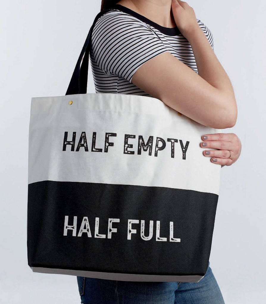 Home Decor DII | Half Full' Printed Tote