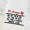 Home Decor El Arroyo | One Day You'Re Not Old...' Tea Towel