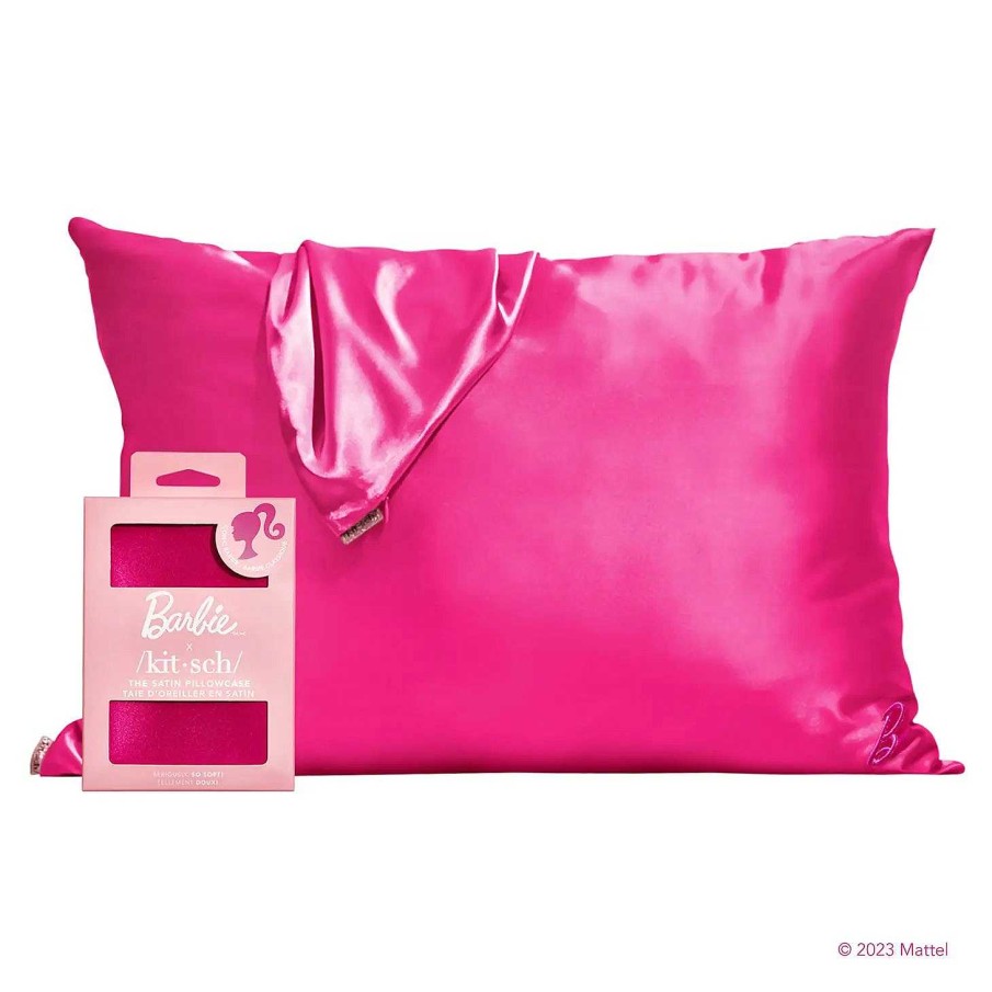 Home Decor Kitsch | Barbie X Kitsch Satin Pillowcase - Iconic Barbie