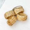 Home Decor Two's Company | Rattan Napkin Ring Set