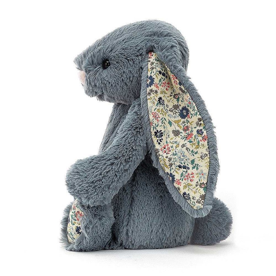 Home Decor Jellycat | Blossom Dusky Blue Bunny By Jellycat - Medium