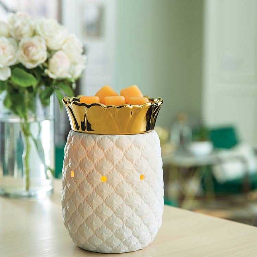 Home Decor Candle Warmers Etc | Pineapple Illumination Fragrance Warmer