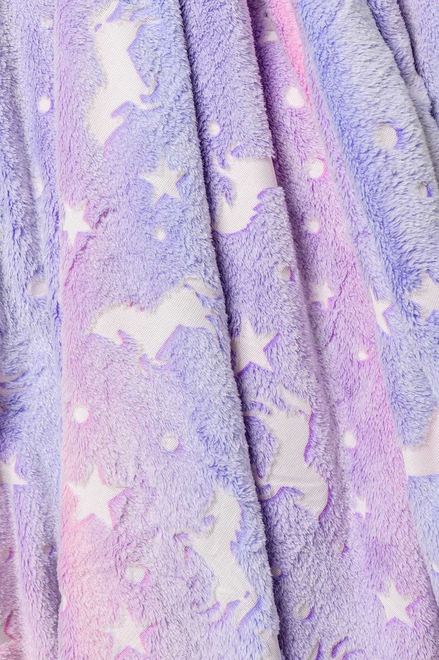 Home Decor Ave Shops | Glow In The Dark Blanket In Unicorn Rainbow (Ships In 1-2 Weeks)