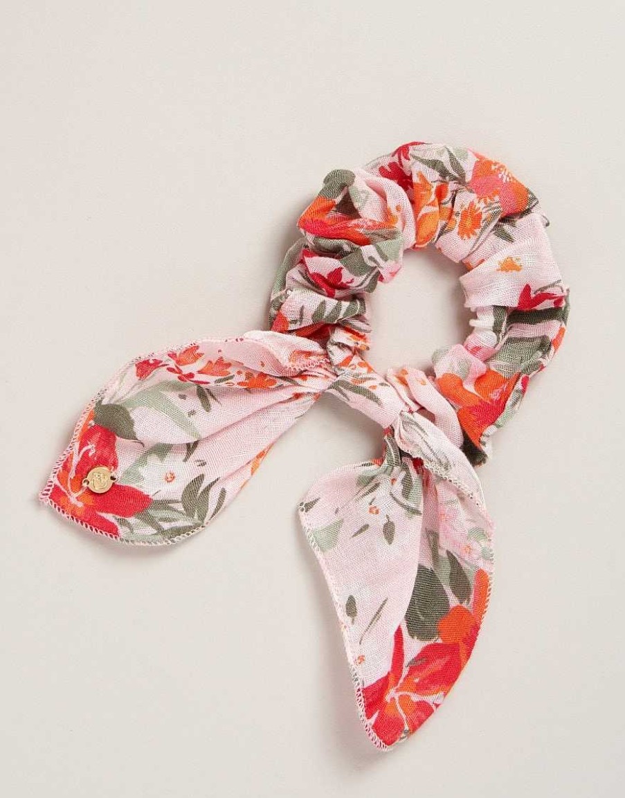 Accessories Spartina Hair Ties & Clips | Sand Alljoy Landing Scrunchie By Spartina