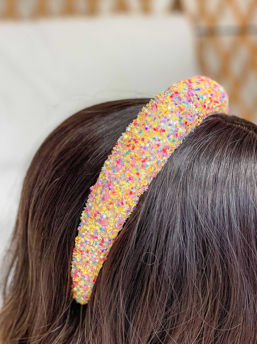 Accessories Prep Obsessed FC Headbands | Confetti Star Padded Headband