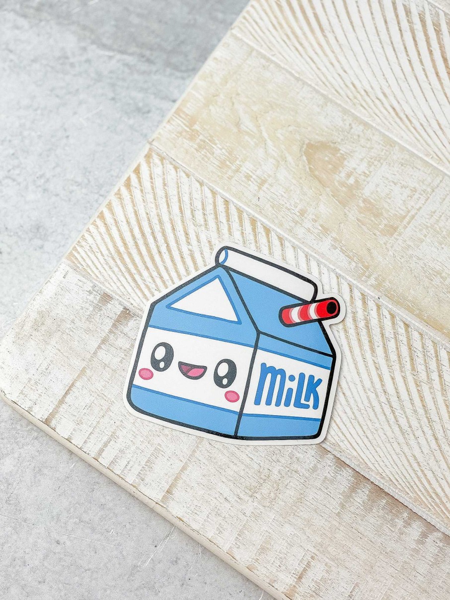 Home Decor Squishable | Milk Carton Heavy-Duty Sticker By Squishable