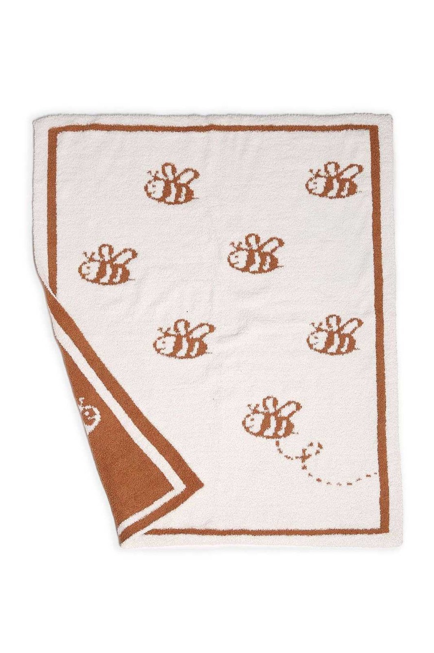 Home Decor Prep Obsessed JTC | Luxury Cozy Kids Blanket - Bees