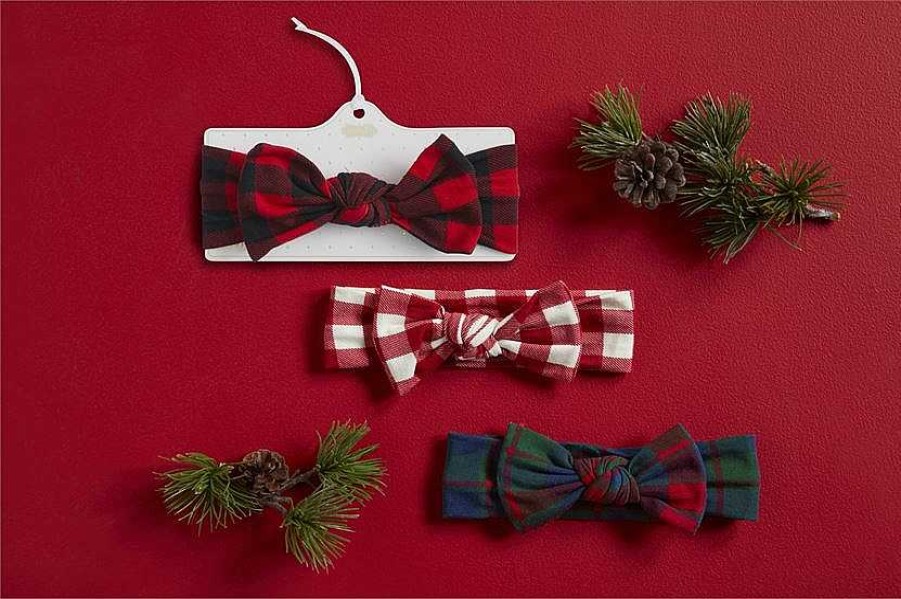 Accessories Mud Pie Hair Ties & Clips | Christmas Jersey Headbands By Mud Pie