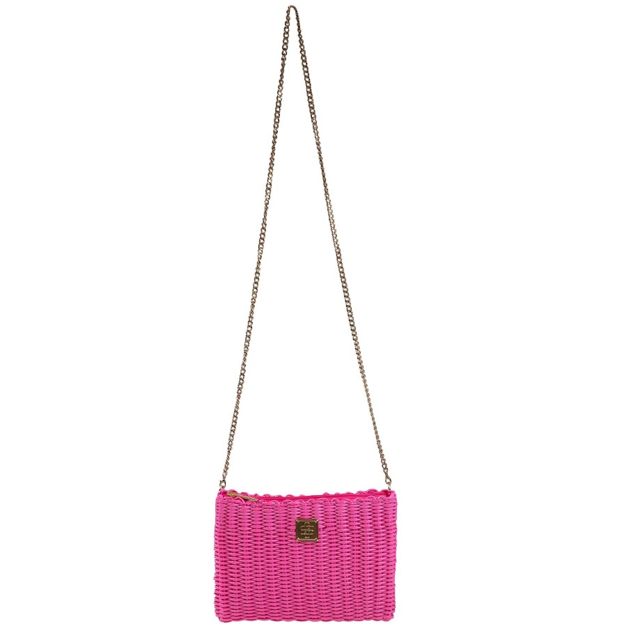 Accessories Simply Southern Crossbody Bags | Hot Pink Key Largo Crossbody By Simply Southern