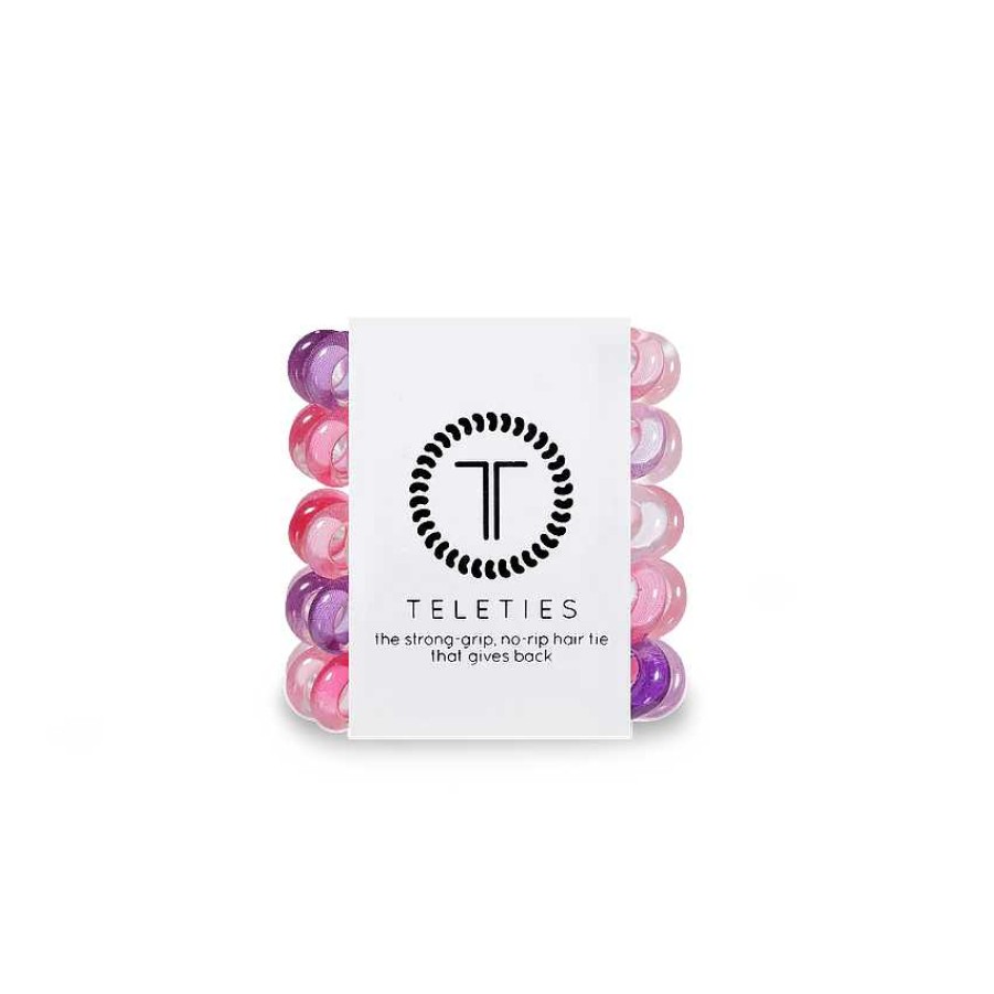 Accessories Teleties Hair Ties & Clips | Teleties Hair Tie - Tiny Band Pack Of 5 - Sweetie Pie