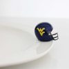 Home Decor Nora Fleming | University Of West Virginia Football Helmet Mini By Nora Fleming