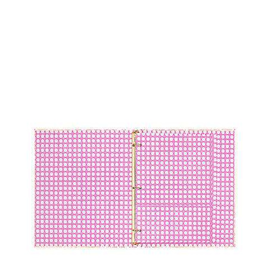 Home Decor Lifeguard Press | 3 Ring Binder By Lilly Pulitzer - Safari Sangria Gold