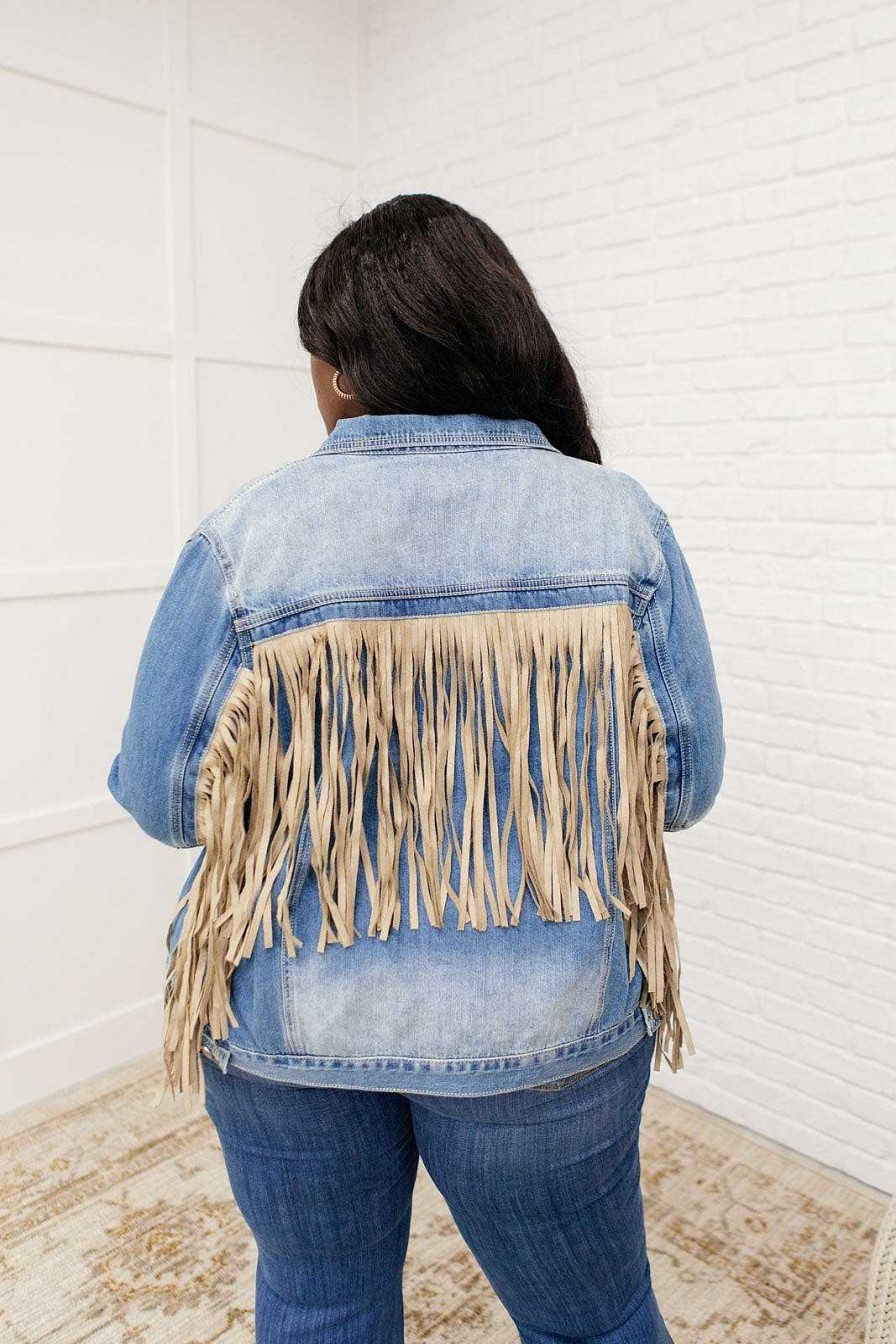 Clothing LHFourth Denim | On The Fringe Jacket In Denim