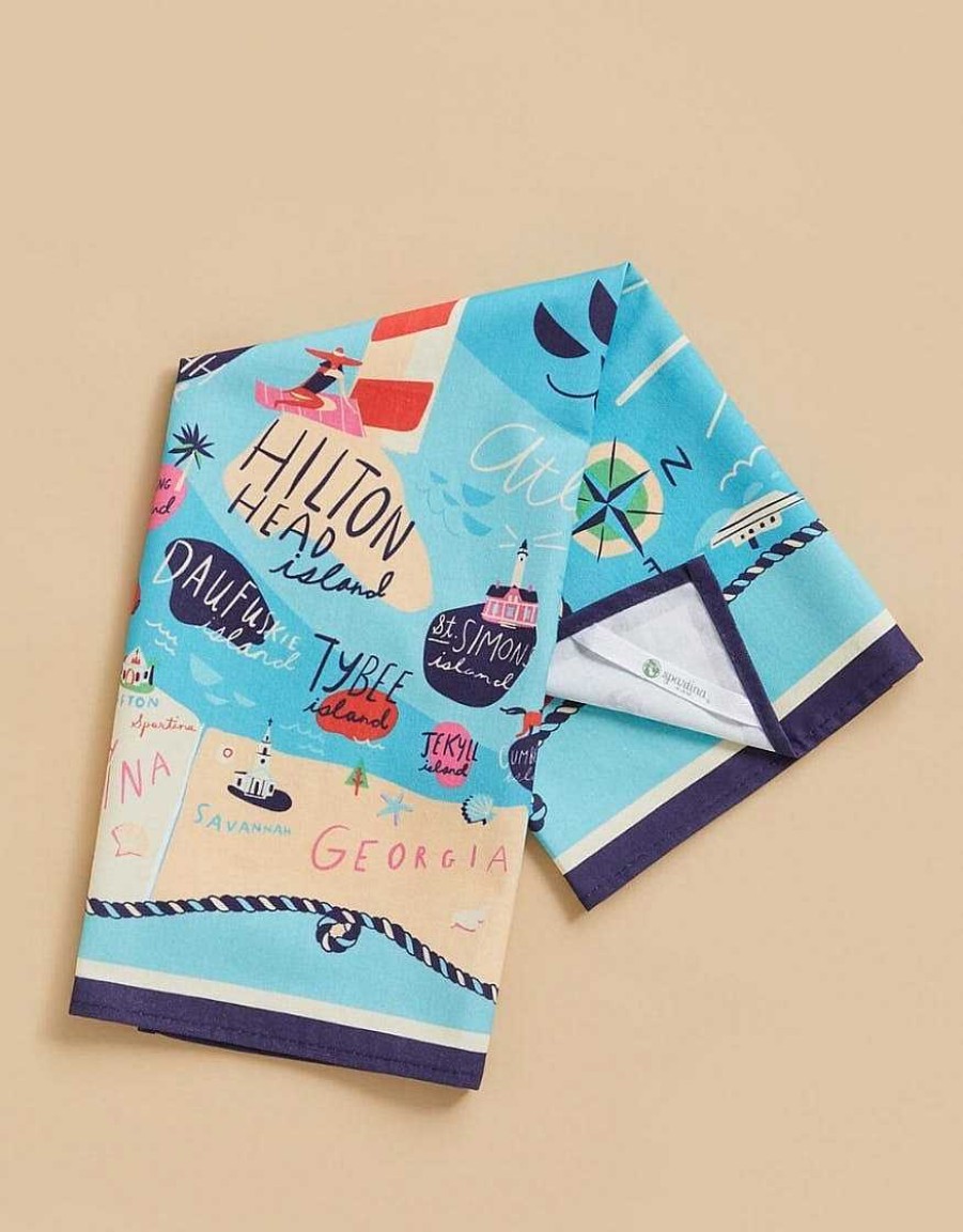 Home Decor Spartina | Sea Islands Dish Towel By Spartina