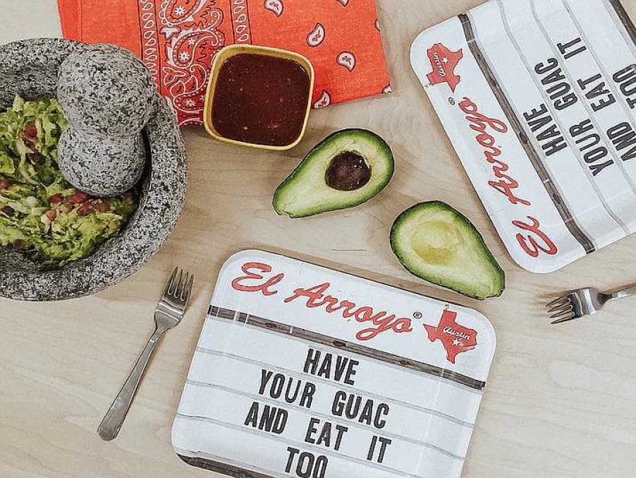 Home Decor El Arroyo | Have Your Guac And Eat It Too' Party Plates