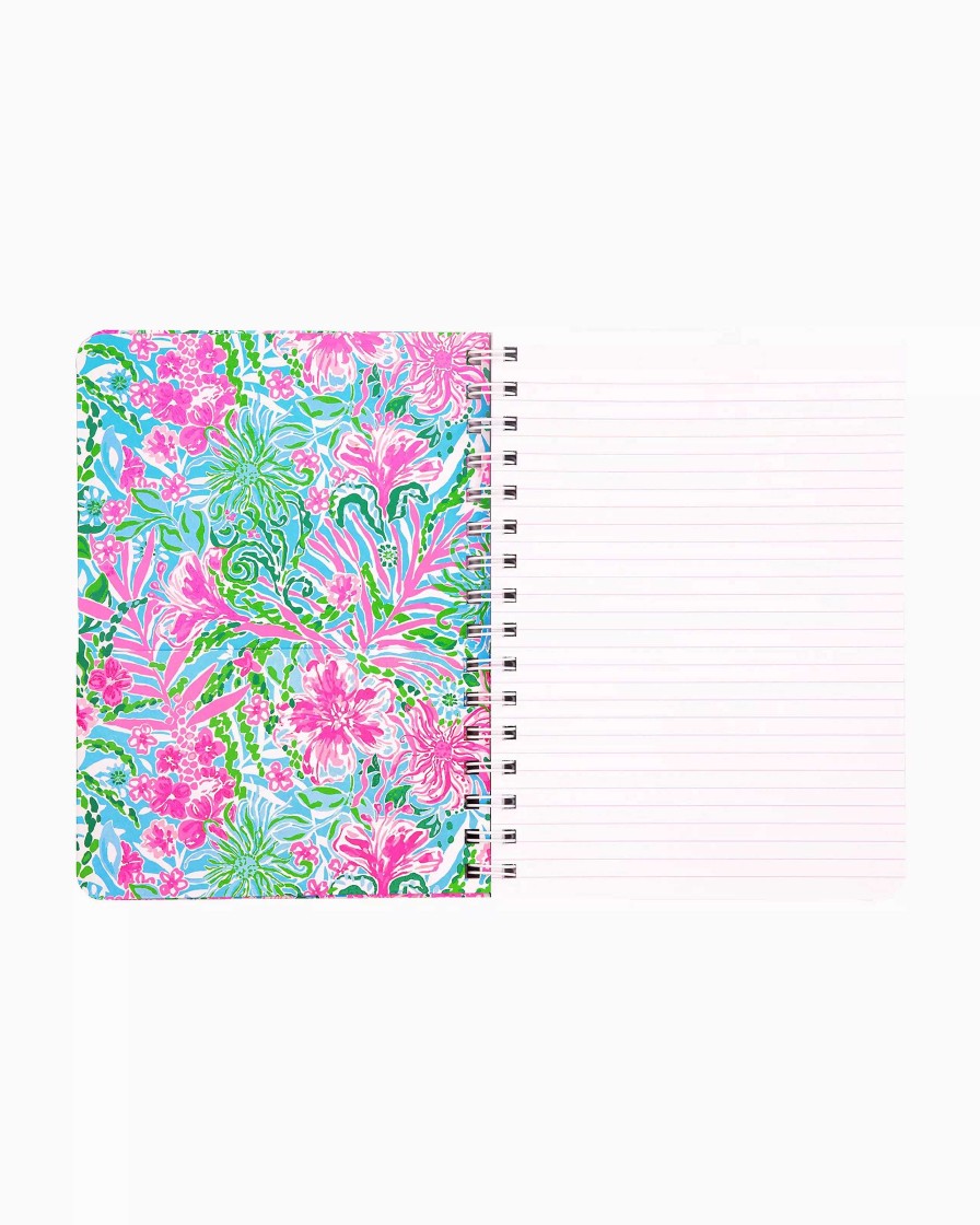 Home Decor Lifeguard Press | Mini Notebook By Lilly Pulitzer - Gold Caning