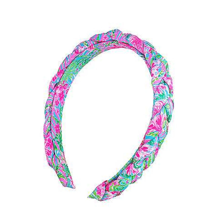 Accessories Lifeguard Press Headbands | Braided Headband By Lilly Pulitzer - Leaf It Wild