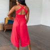 Clothing Ave Shops Rompers & Jumpsuits | Good Idea Jumpsuit In Red