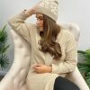 Accessories Prep Obsessed JTC Beanies | Luxury Cozy Printed Beanie - Beige Leopard