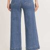 Clothing Kiwidrop Denim | Risen High Rise Cropped Wide Leg Jeans Medium