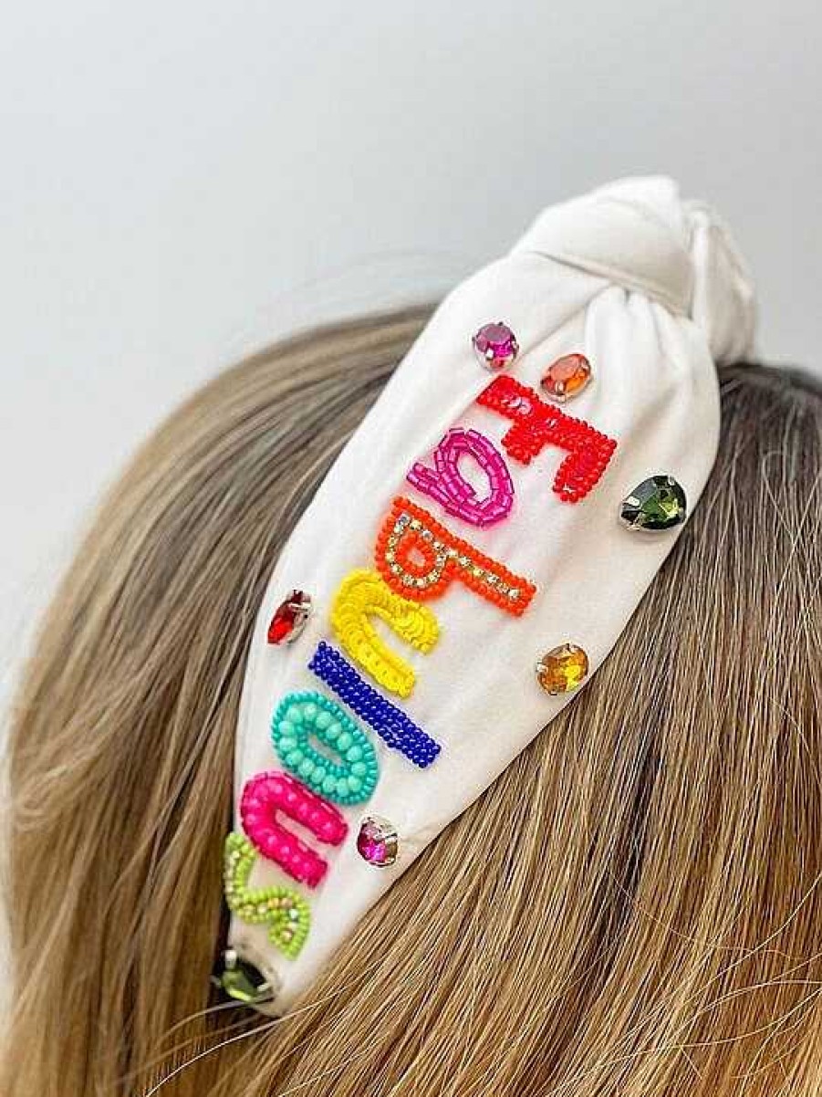 Accessories Prep Obsessed TL Headbands | Fabulous 40' Embellished Headband