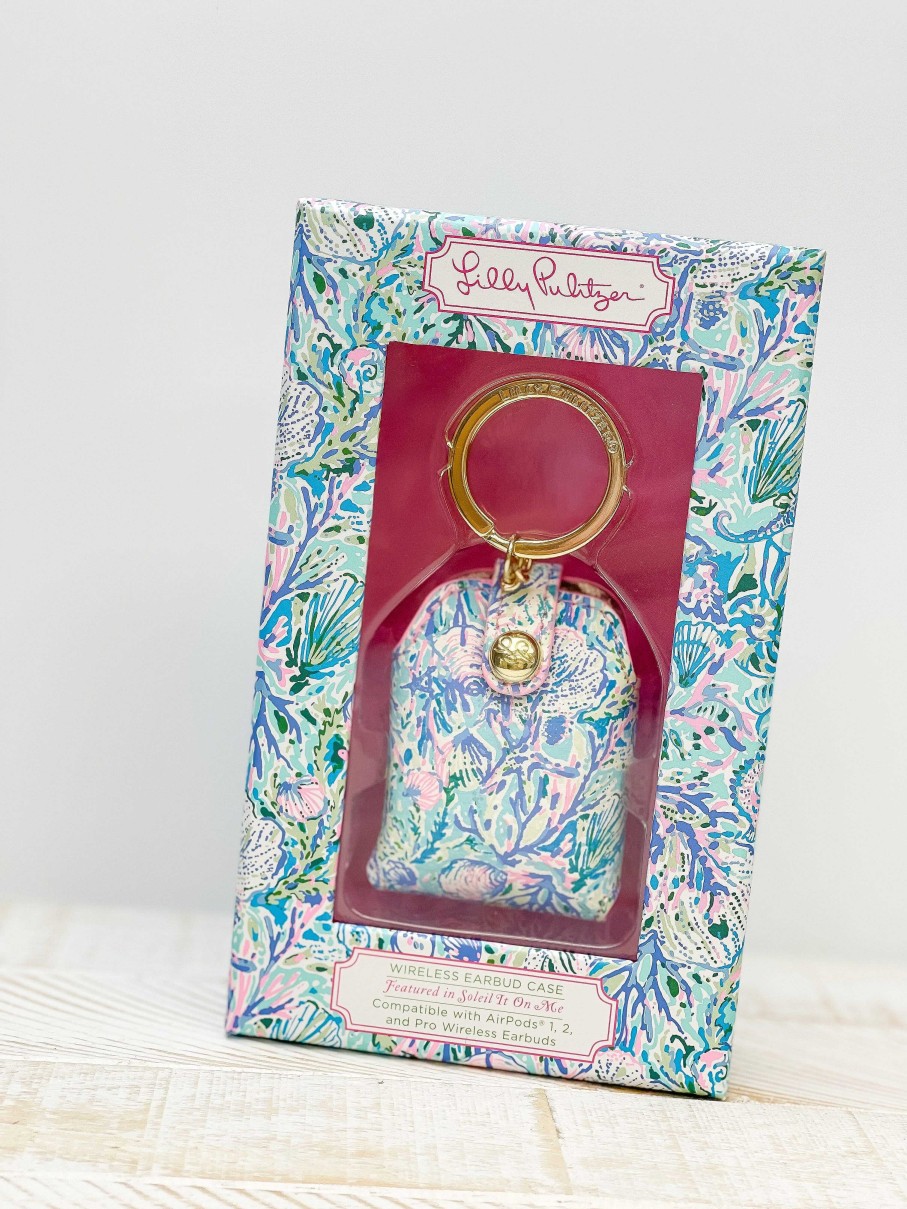 Home Decor Lifeguard Press | Wireless Earbud Case By Lilly Pulitzer - Soleil It On Me