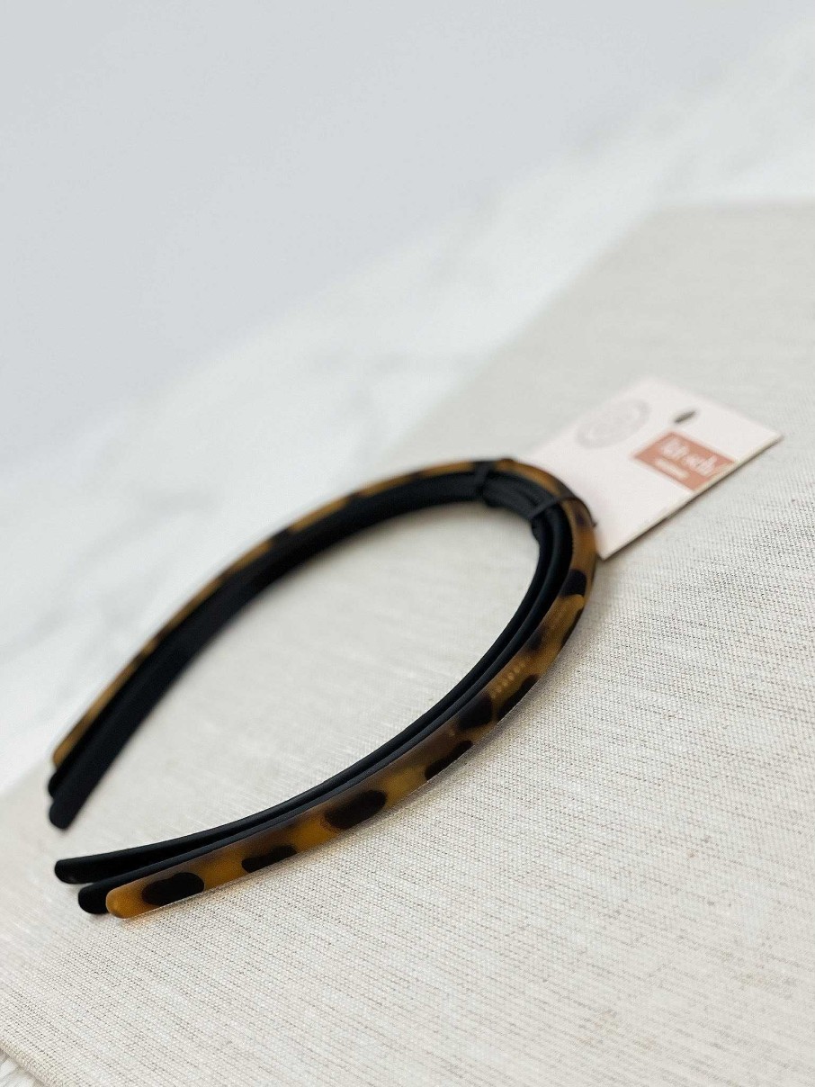 Accessories Kitsch Headbands | Thin Recycled Non-Slip Headbands - Set Of 3