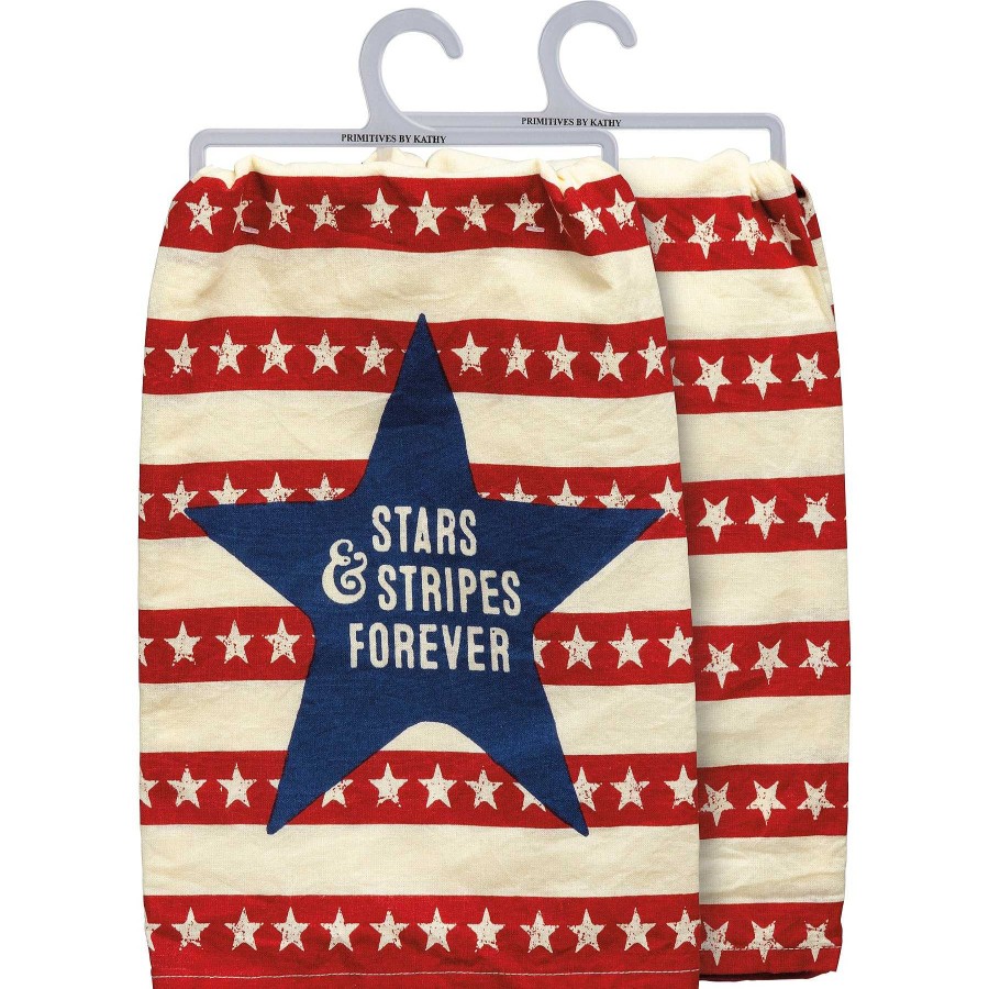 Home Decor Primitives By Kathy | Stars & Stripes Forever' Kitchen Towel