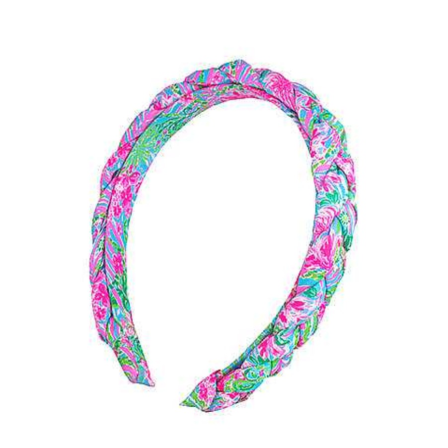 Accessories Lifeguard Press Hair Ties & Clips | Braided Headband By Lilly Pulitzer - Leaf It Wild