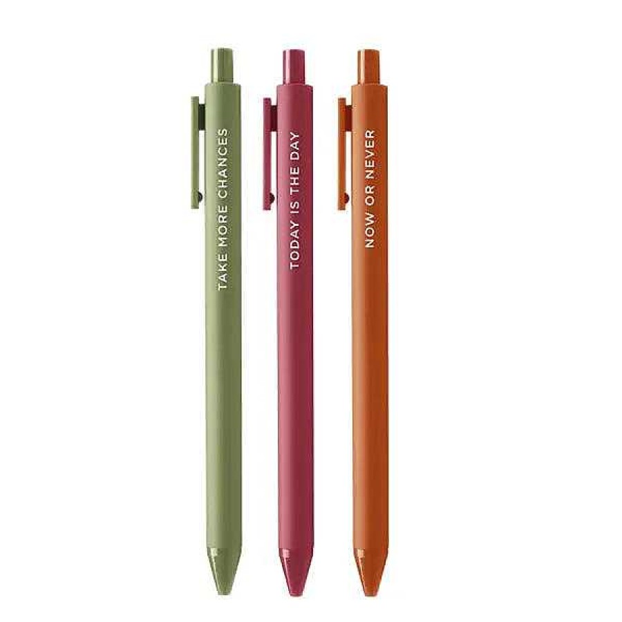 Home Decor Talking Out of Turn | Jotter Pens Set Of 3 - More Chances