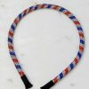 Accessories Prep Obsessed MONT Headbands | Skinny Rhinestone Headband - Red, White, & Blue