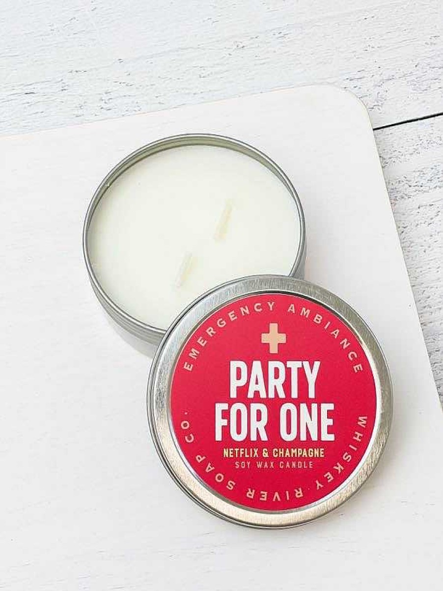 Home Decor WhisNew River | Party For One Travel Tin Candle