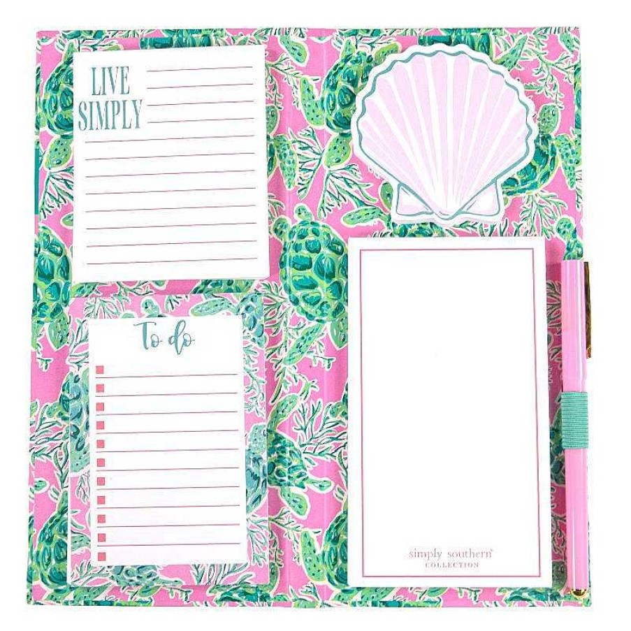 Home Decor Simply Southern | Turtle Slim Note Set By Simply Southern