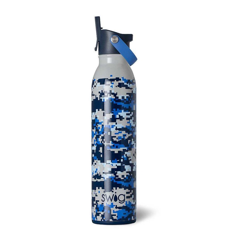 Home Decor Swig | Cool Camo 20 Oz Water Bottle By Swig