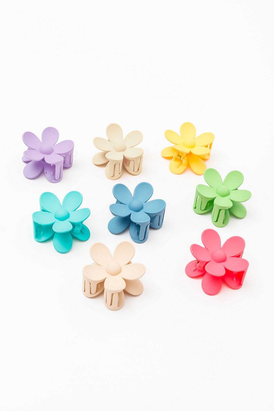 Accessories Ave Shops Hair Ties & Clips | Daisy Claw In Yellow (Ships In 1-2 Weeks)