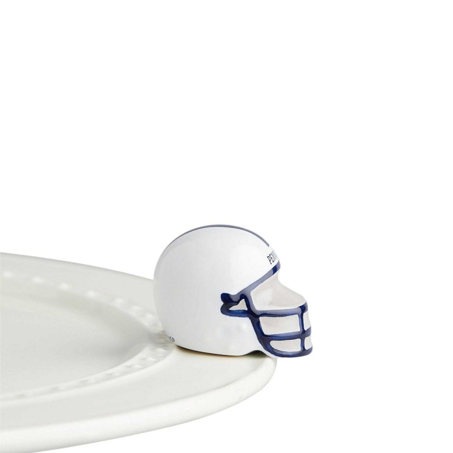 Home Decor Nora Fleming | Penn State Football Helmet Mini By Nora Fleming