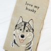 Home Decor Primitives By Kathy | Love My Husky' Dish Towel