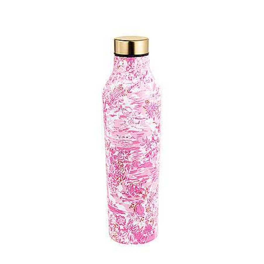 Home Decor Lifeguard Press | Stainless Steel Water Bottle By Lilly Pulitzer - Seaside Scene