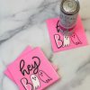 Home Decor Slant | Hey Boo' Ghost Beverage Napkins