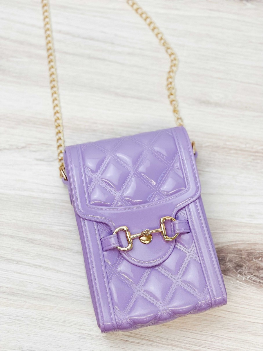 Accessories Prep Obsessed PBE Crossbody Bags | Jelly Mini Crossbody Bag - Purple