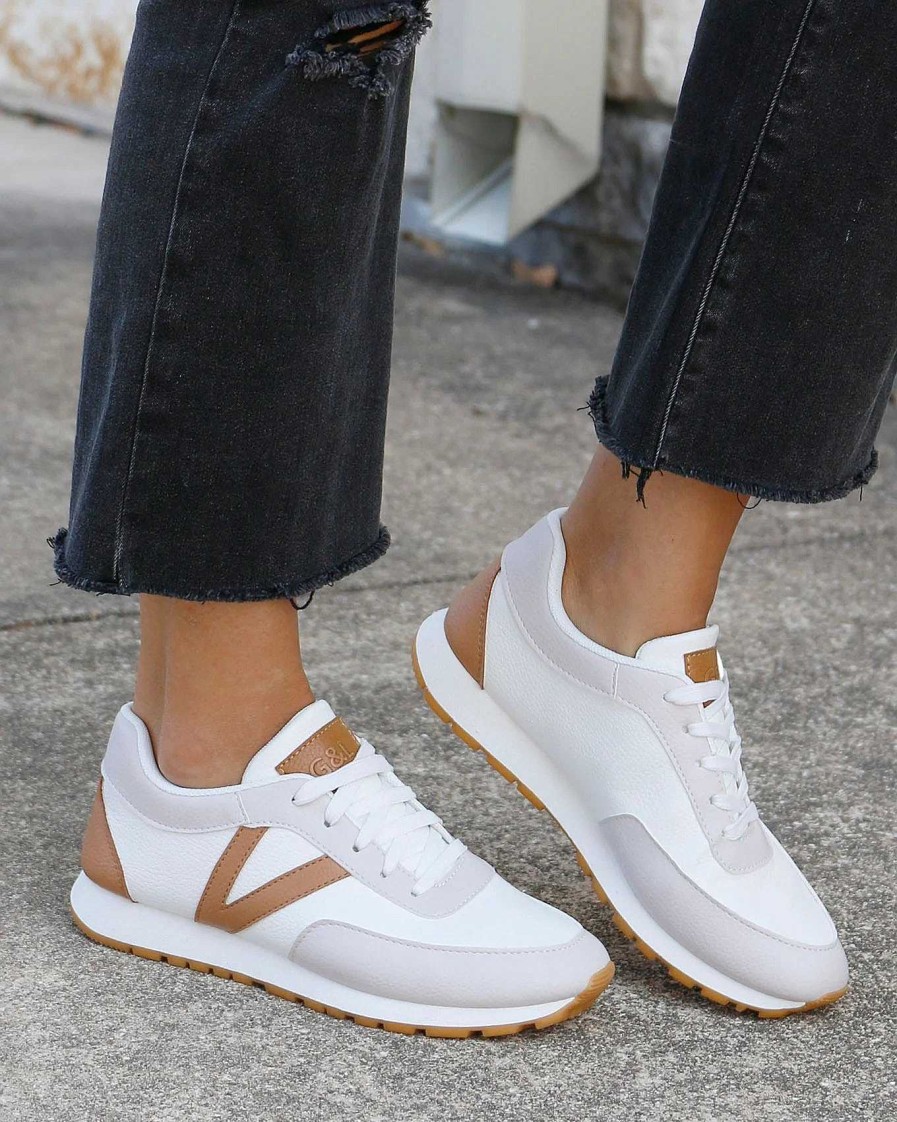 Shoes Grace and Lace | Tan Street Sneakers By Grace & Lace (Ships In 1-2 Weeks)